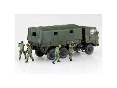 JGSDF 3 1/2t Truck Additional Armor 4 Figures - zdjęcie 3