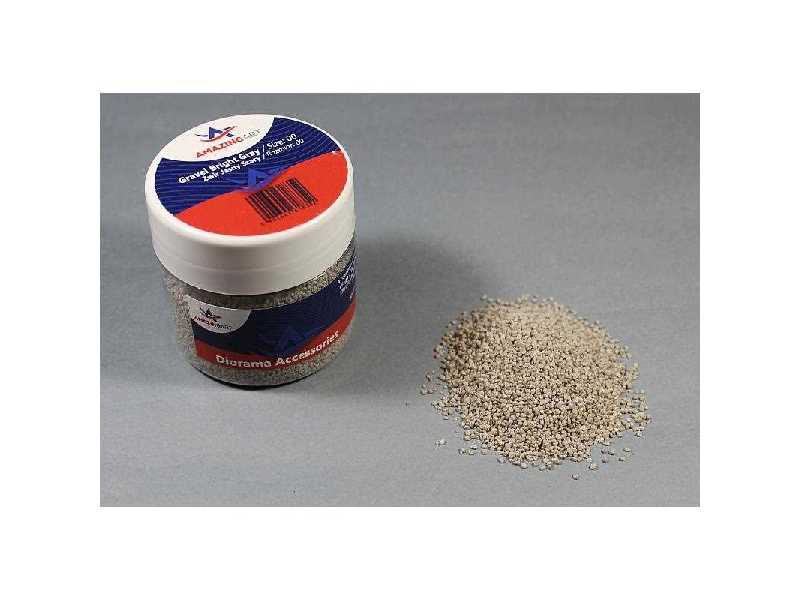 Żwir Jasny Szary / Gravel Bright Gray Drobny 200g - zdjęcie 1