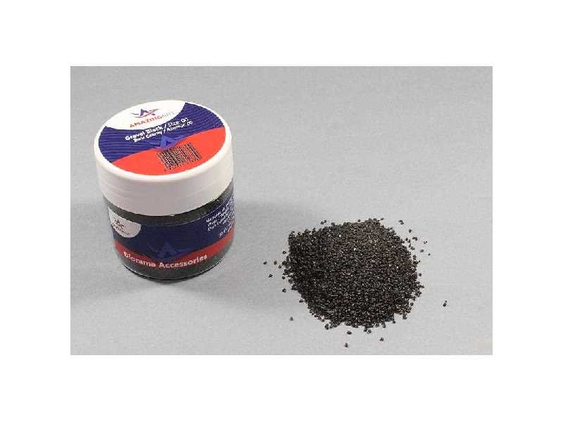 Żwir Czarny / Gravel Black Drobny 200g Rozmiar 00 - zdjęcie 1