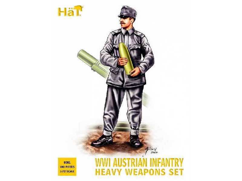 Austriacka ciężka broń z obsługą - I W.Ś. - zdjęcie 1