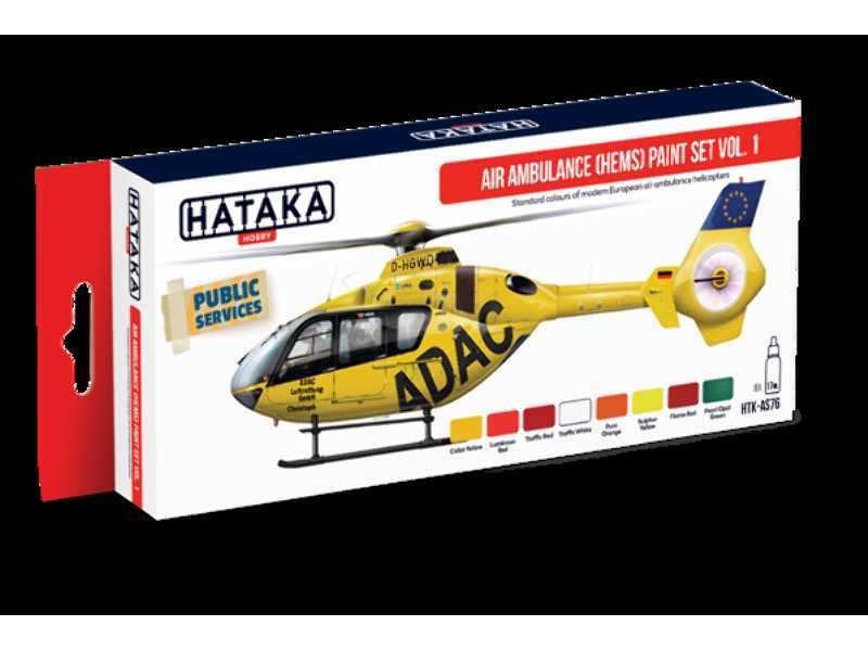 Hataka HTK-AS76 Air Ambulance (HEMS) paint set v.1 - zdjęcie 1