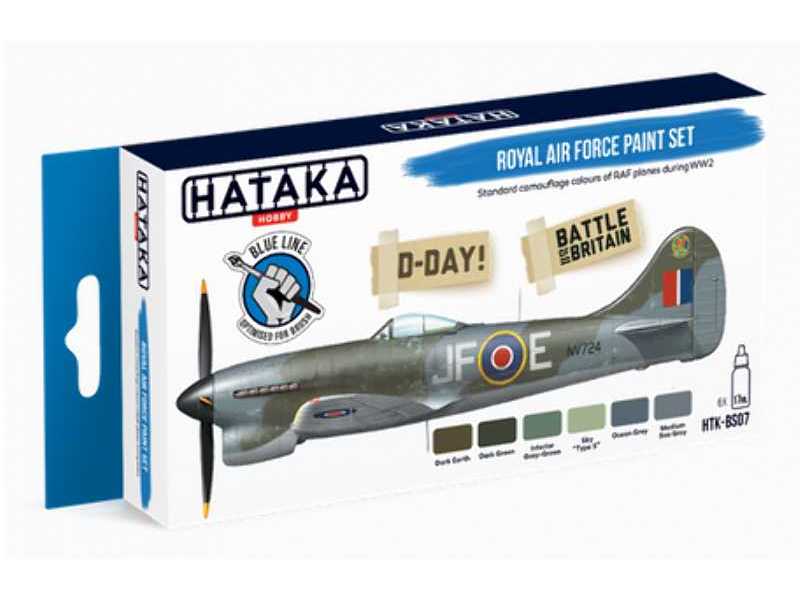 Hataka HTK-BS07 Royal Air Force paint set - zdjęcie 1 Hataka HTK-BS07 Royal Air Force paint set - zdjęcie 1