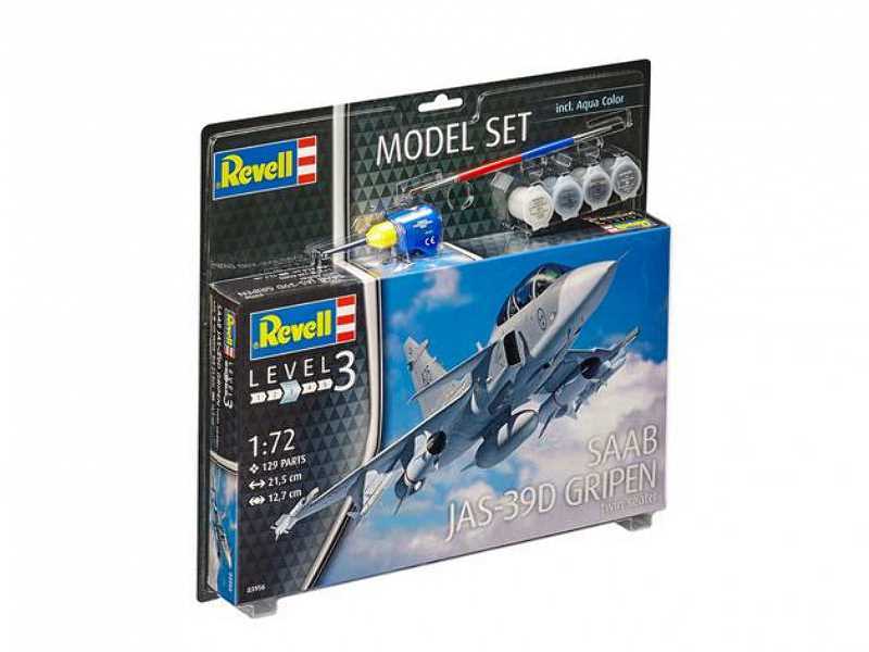 Saab JAS-39D Gripen TwinSeater - zestaw podarunkowy - zdjęcie 1 Saab JAS-39D Gripen TwinSeater - zestaw podarunkowy - zdjęcie 1
