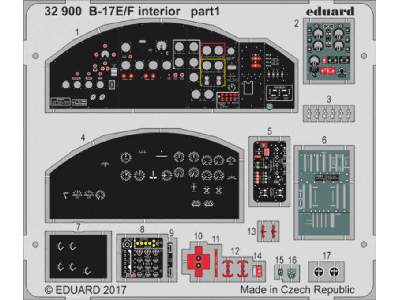 B-17E/ F interior 1/32 - Hk Models - zdjęcie 1