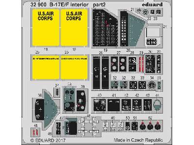 B-17E/ F interior 1/32 - Hk Models - zdjęcie 2