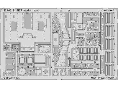 B-17E/ F interior 1/32 - Hk Models - zdjęcie 3