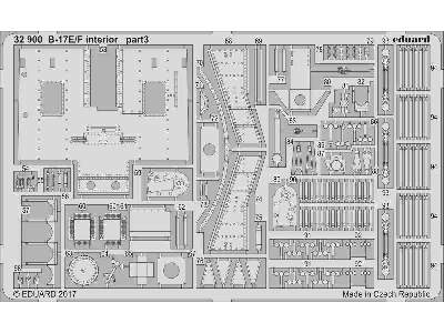 B-17E/ F interior 1/32 - Hk Models - zdjęcie 3