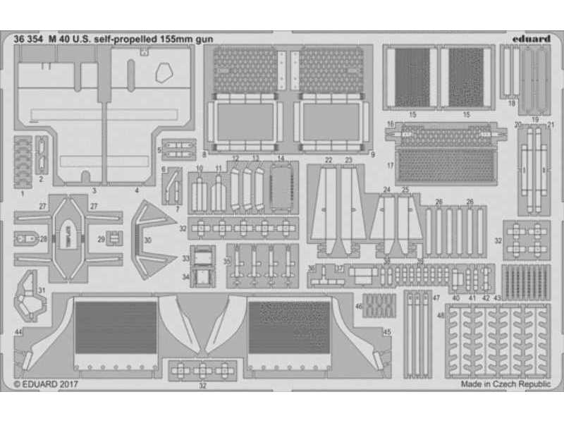 M 40 U. S. self-propelled 155 m gun 1/35 - Tamiya - zdjęcie 1 M 40 U. S. self-propelled 155 m gun 1/35 - Tamiya - zdjęcie 1