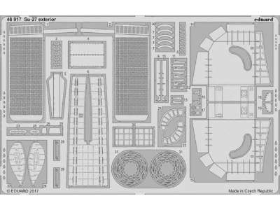 Su-27 exterior 1/48 - Hobby Boss - zdjęcie 1