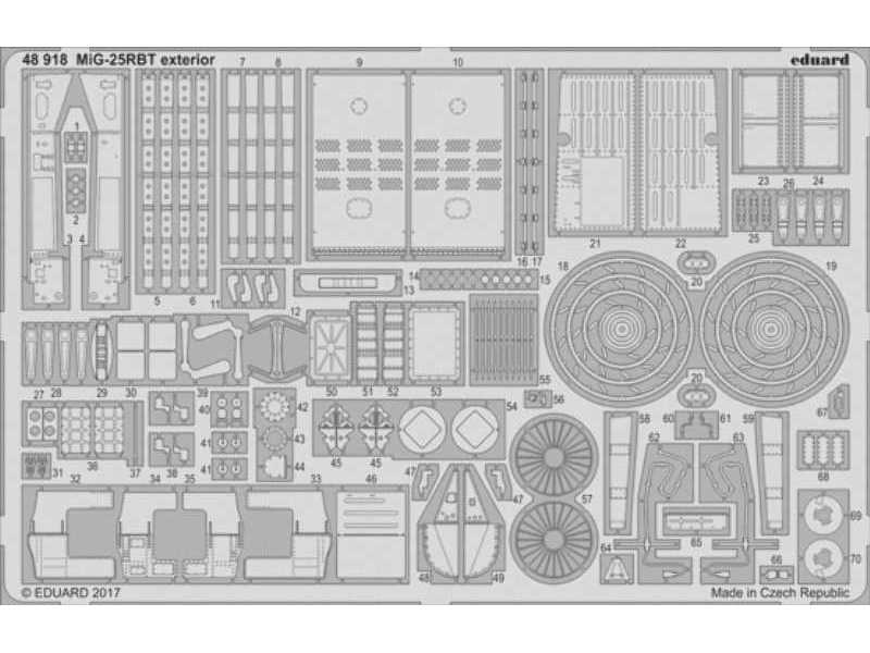 MiG-25RBT exterior 1/48 - Icm - zdjęcie 1 MiG-25RBT exterior 1/48 - Icm - zdjęcie 1
