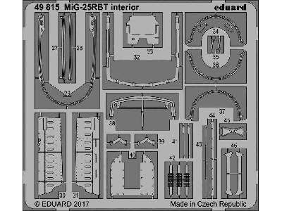 MiG-25RBT interior 1/48 - Icm - zdjęcie 2