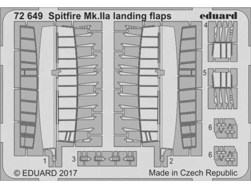 Spitfire Mk. IIa landing flaps 1/72 - Revell - zdjęcie 1