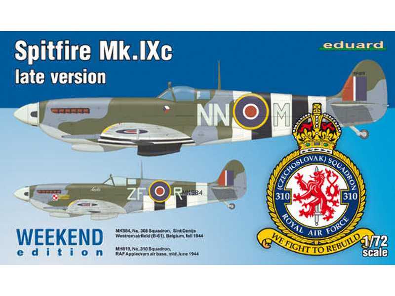 Spitfire Mk. IXc late version 1/72 - zdjęcie 1 Spitfire Mk. IXc late version 1/72 - zdjęcie 1