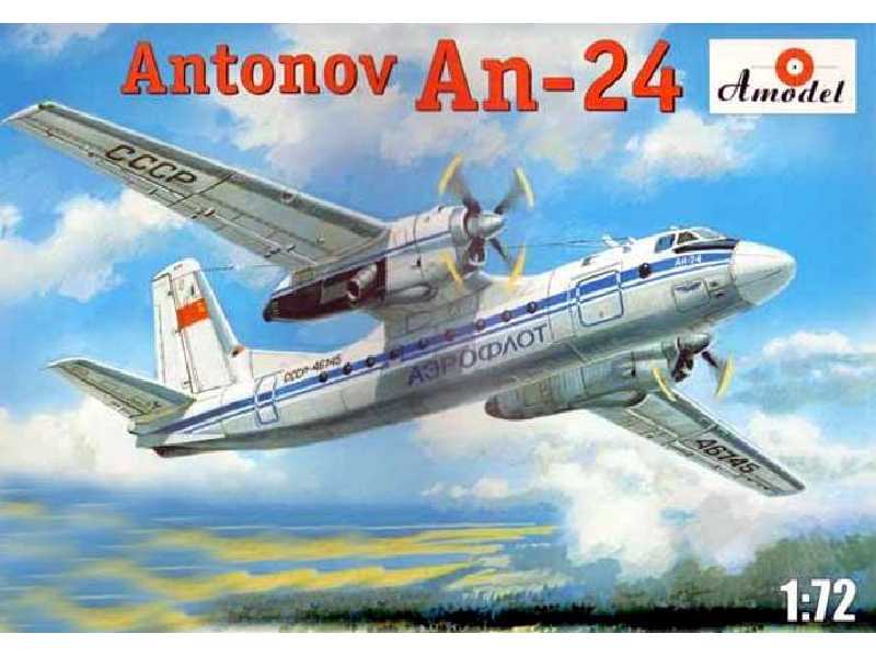 Antonow An-24 - Aerofłot - zdjęcie 1 Antonow An-24 - Aerofłot - zdjęcie 1