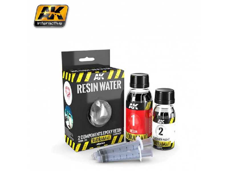 Resin Water 2 Components Epoxy Resin 180ml - zdjęcie 1 Resin Water 2 Components Epoxy Resin 180ml - zdjęcie 1
