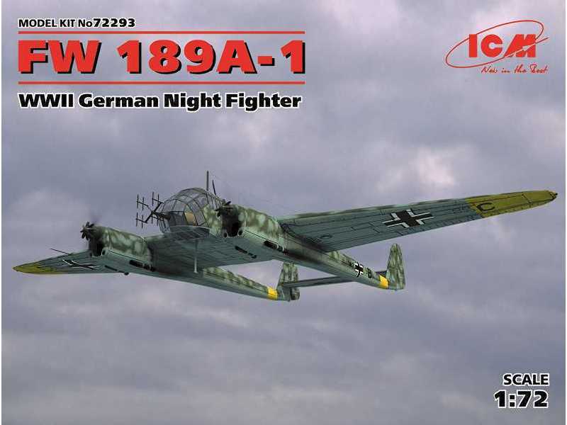 Focke-Wulf FW 189A-1 - niemiecki nocny myśliwiec II W.Ś. - zdjęcie 1 Focke-Wulf FW 189A-1 - niemiecki nocny myśliwiec II W.Ś. - zdjęcie 1