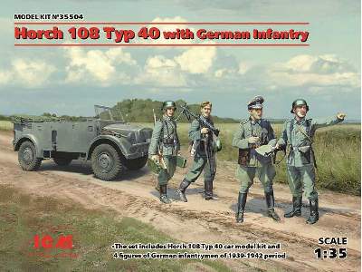 Horch 108 Typ 40 z niemiecką piechotą - zdjęcie 12