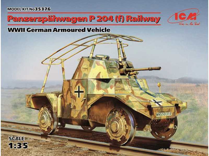 Panzerspahwagen P 204 (f) Railway, WWII German Armoured Vehicle - zdjęcie 1