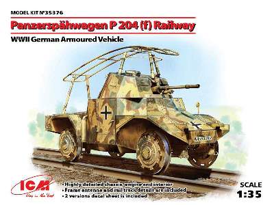 Panzerspahwagen P 204 (f) Railway, WWII German Armoured Vehicle - zdjęcie 17