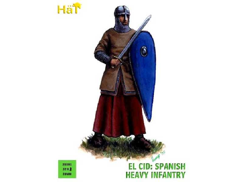 Figurki Hiszpańska ciężka piechota El Cid - zdjęcie 1 Figurki Hiszpańska ciężka piechota El Cid - zdjęcie 1