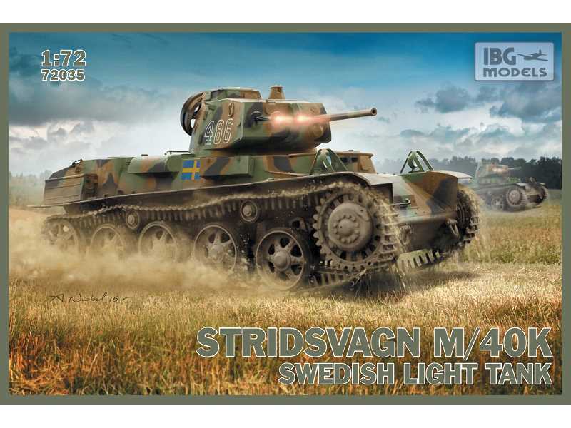 Stridsvagn m/40 K - lekki czołg szwedzki - zdjęcie 1