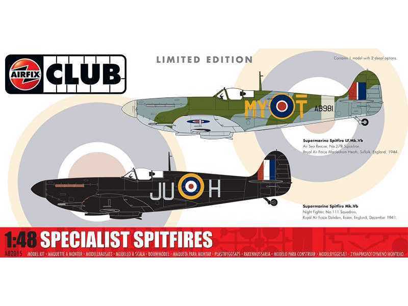 Specialist Spitfires - Airfix Club - zdjęcie 1 Specialist Spitfires - Airfix Club - zdjęcie 1
