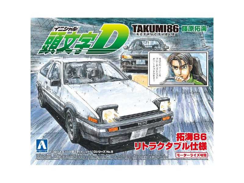 Initial-d Toyota Takumi86 Retractable - zdjęcie 1