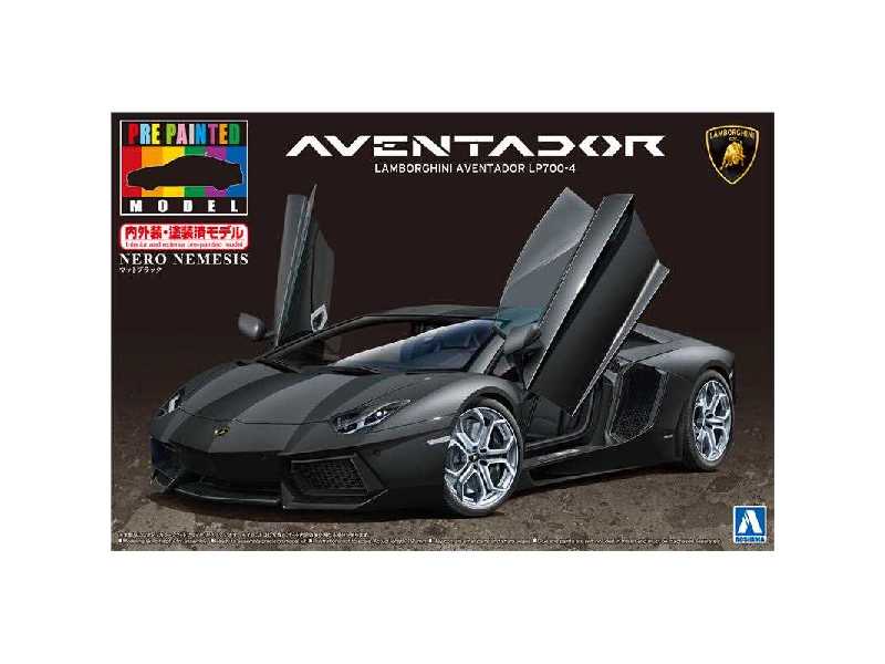 Lamborghini Aventador Lp700-4 Matte Black - zdjęcie 1