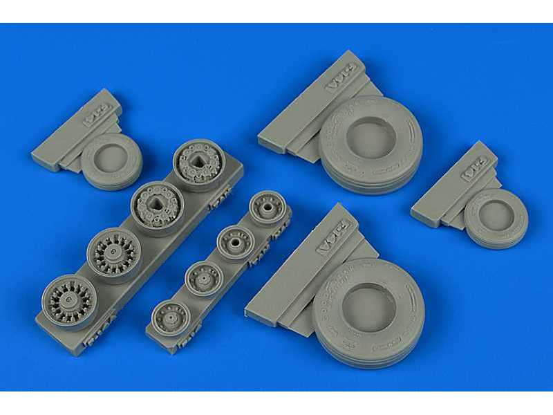 F-14A Tomcat weighted wheels - Tamiya - zdjęcie 1