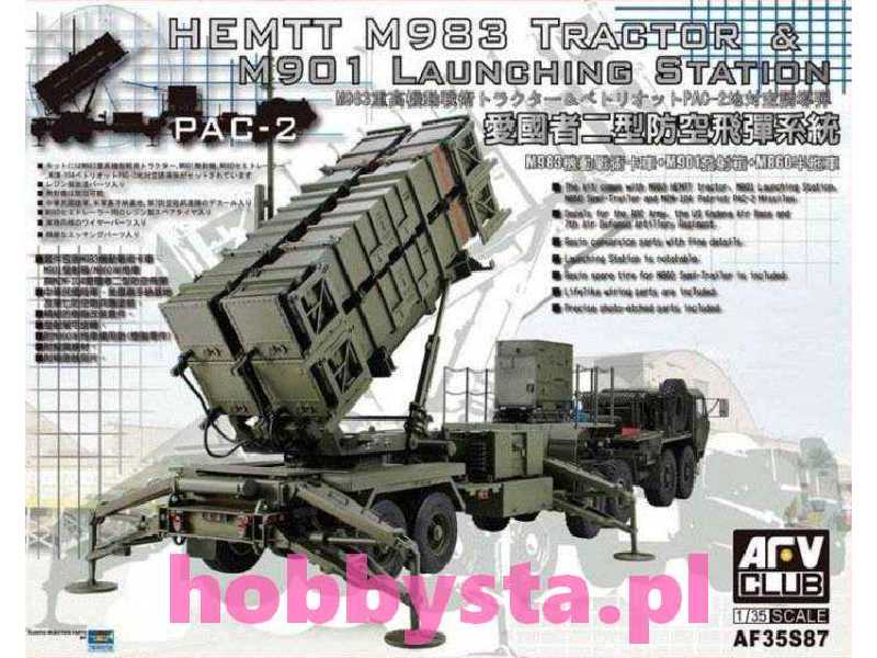 Ciągnik HEMTT M983 z wyrzutnią rakiet M901 PAC-2 - zdjęcie 1 Ciągnik HEMTT M983 z wyrzutnią rakiet M901 PAC-2 - zdjęcie 1