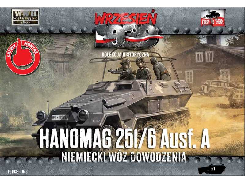 Hanomag 251/6 Ausf. A – niemiecki wóz dowodzenia - zdjęcie 1 Hanomag 251/6 Ausf. A – niemiecki wóz dowodzenia - zdjęcie 1