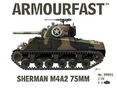 Czołg Sherman M4A2 75mm  - 2 szt. - zdjęcie 1