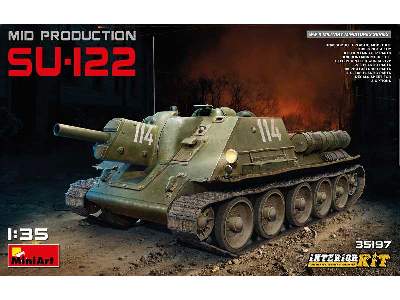 SU-122 środkowa produkcja - z wnętrzem - zdjęcie 1