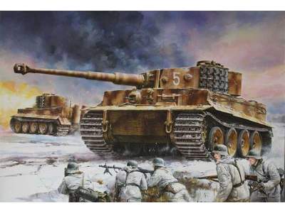 Sd.Kfz.181 Pz.Kpfw.VI Ausf.E Tiger I Mid Production w/Zimmerit  - zdjęcie 1