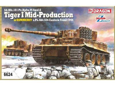 Sd.Kfz.181 Pz.Kpfw.VI Ausf.E Tiger I Mid Production w/Zimmerit  - zdjęcie 2