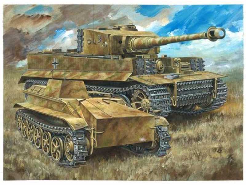 Pz.Kpfw.VI Ausf.E Tiger I Mid Production mit Borgward Ausf.A - zdjęcie 1 Pz.Kpfw.VI Ausf.E Tiger I Mid Production mit Borgward Ausf.A - zdjęcie 1