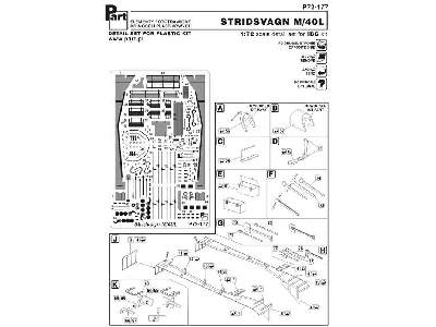 Stridsvagn M/40L IBG - zdjęcie 3