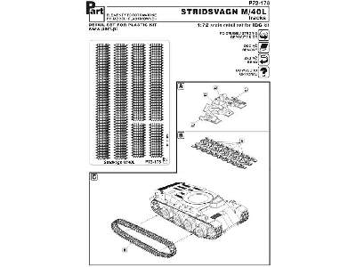 Stridsvagn M/40L Tracks IBG - zdjęcie 3