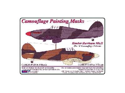 Hawker Hurricane Mk.II - Camouflage Painting Masks - zdjęcie 1