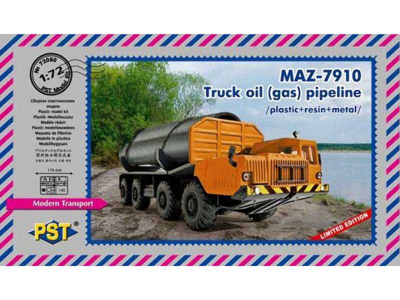 Maz 7910 - ciężarówka z rurami - zdjęcie 1 Maz 7910 - ciężarówka z rurami - zdjęcie 1