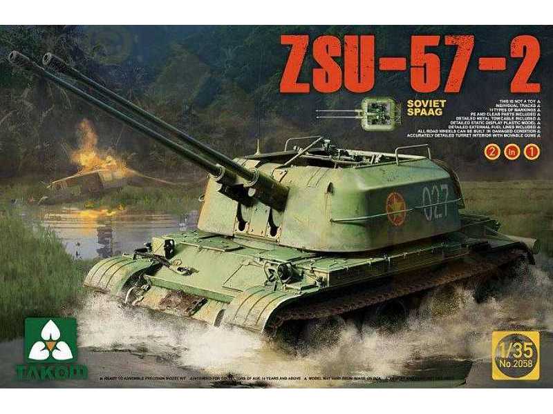 ZSU-57-2 sowieckie przeciwlotnicze działo samobieżne - zdjęcie 1 ZSU-57-2 sowieckie przeciwlotnicze działo samobieżne - zdjęcie 1