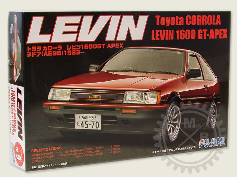 Toyota Levin (Corrola Levin 1600 GT-Apex AE86) 1983 - zdjęcie 1 Toyota Levin (Corrola Levin 1600 GT-Apex AE86) 1983 - zdjęcie 1