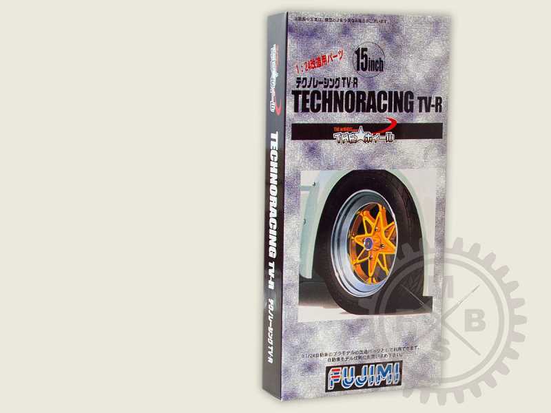 Wheelset: 15inch Technoracing TV-R Wheel+Tire Set f/Modification - zdjęcie 1