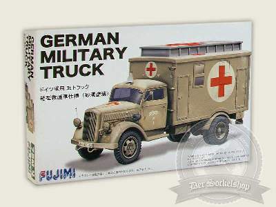German AFV Truck Box Type Rescue Vehicle (Desert color) - zdjęcie 1