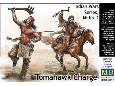 Indianie - atak z tomahawkami - zestaw nr 2 - zdjęcie 1