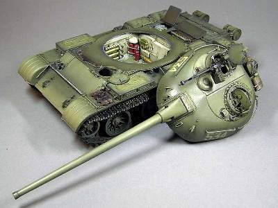 T-54-2 radziecki średni czołg - z wnętrzem - model 1949 - zdjęcie 81