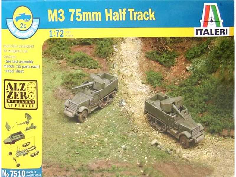 M3 75mm Gun Motor Carriage - 2 modele do szybkiego złożenia - zdjęcie 1 M3 75mm Gun Motor Carriage - 2 modele do szybkiego złożenia - zdjęcie 1