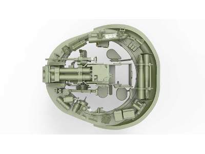 T-54-2 radziecki średni czołg - z wnętrzem - model 1949 - zdjęcie 114