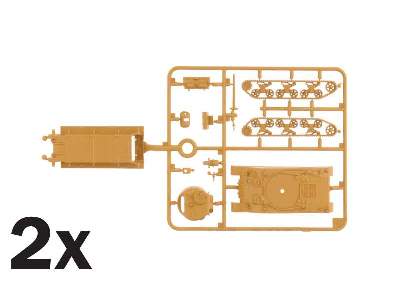 M4A2 Sherman III  - 2 modele do szybkiego złożenia - zdjęcie 6