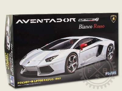 Lamborghini Aventador Bianco Rosso - zdjęcie 1